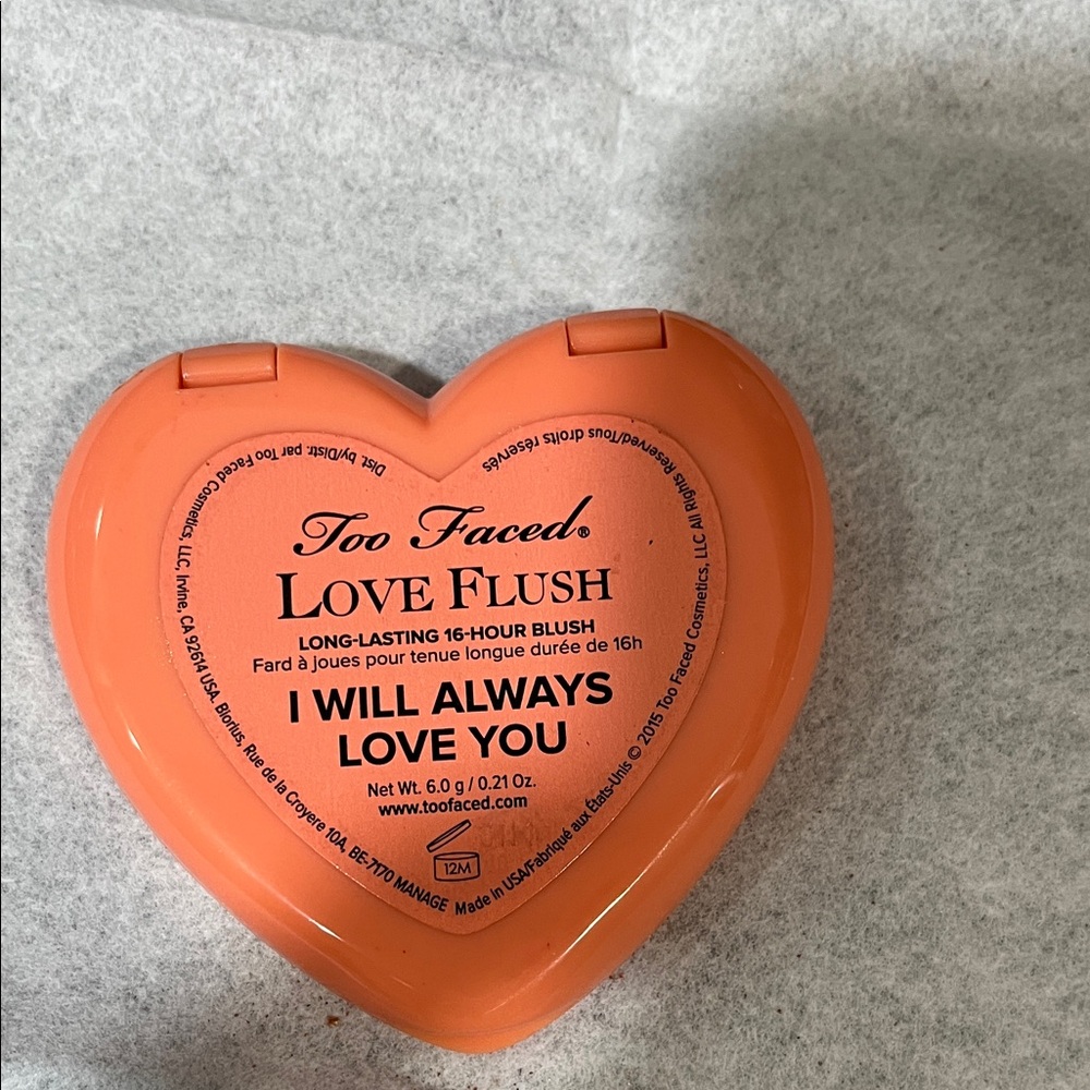 Too Faced Orange Blush - I Will Always Love You